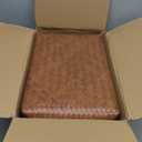 GIB Large Wicker Storage Baskets for Shelves Clothes Blankets Basket Woven Laundry Basket for Organizing, Decorative Rectangular Closet Organizers and Storage Bins with Handles, Brown, 4 Pack