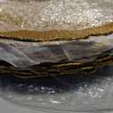 LYHLYA 13 Inch Gold Charger Plates, Round Reef Pattern, Plastic, Set of 12, for Dinner Plates, Wedding Decor, Table Setting (Round)