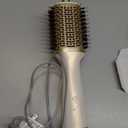 Upgraded 5-in-1 Blow Dryer Brush with Heated Comb - Volumizer Hair Dryer Brush for Wet & Dry Hair, Ideal for Thick Curly Hair, Salon Blowout, Frizz-Free Shiny Hair, Reduced Heat Damage - 70mm