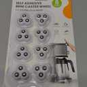 Aieve Self Adhesive Caster Wheels, 8 Pack Small Furniture Sliders Appliance Rollers, Swivel 360 Universal Appliance Slider Roller Casters for Kitchen Countertop Coffee Maker, Air Fryer, Storage Box