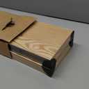 Lufia Floating Wall Shelves, Set of 2, MDF with Invisible Brackets, Modern Storage for Bedroom, Bathroom, Living Room, Kitchen (Oak, 32" W x 7" D x 1.5" H)