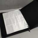 Trading Card Binder with Sleeve, 900 Pockets Soccer Card Binder Sports Cards Storage Organizer for Football Baseball or Game Trading Cards with 50 Removable Sleeves Cards Collector Album