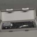 LeadsaiL Wireless Keyboard and Mouse Combo, Full-Sized Ergonomic Computer Keyboard, 2.4GHz Cordless Keyboard Silent Mouse Set with 2-in-1 USB Receiver, 12 FN Shortcuts for Windows Laptop, PC/Mac-Black