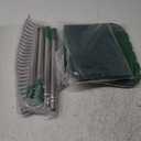 65" Rake,25-Tine Heavy Duty Garden Rake with Leaf Scoops & Bag - Non-Slip Fixed Handle Metal Rastrillo para Jardin for Lawn, Yard, Shrubs, Leaves, Debris