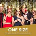 Gold Crown Display Royal Queen and King Crown Luxurious Royal Crowns for Women and Men - 0.75" x 8" Perfect for Parties Prom King Regal Decor & Crowns for Kids Royalty Themed Events