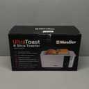 Mueller UltraToast Full Stainless Steel Toaster 4 Slice, Long Extra-Wide Slots for Bagels and Waffles, 6 Browning Levels, LED Display, Cancel/Defrost/Reheat Functions & Removable Tray, Kitchen Gadgets