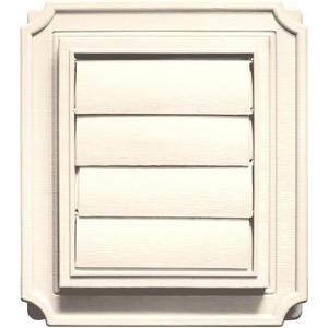 Builders Edge 140137079021 Scalloped Exhaust Vent 021, Sandstone Beige
