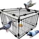 Bird Trap Cage Pigeon Quail Chicken Outdoor Trapping Live Small Bird Trap, 23.6"L*15.7"W*10"H
