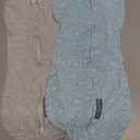 SwaddleMe by Ingenuity Compression Baby Swaddle Pod, Two-Way Zipper for Easy Diaper Changes, Improves Sleep & Calms Startle Reflex, 0-2 Months, 1.0 TOG, 2-Pack - Dino Jam