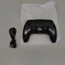 SZDILONG Wireless Controller with 7 Colors RGB Light for P-S5 Pro/Slim,MAC,iOS,Steam,PC Windows/Android 10 and Above,Support Turbo/Programmable/Microphone/Dual Vibration, with 3.5mm Audio Jack, Black