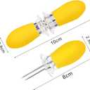 Avocado Slicer & Corn Fork, Food-Grade Avocado Cutter & Splitter, Stainless Steel Corn Fork, Corn Picks, Kitchen Tool, Lightweight Kitchen Utensil for Fruits & Vegetables