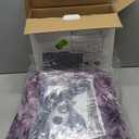 Westinghouse Electric Heated Throw Blanket, Faux Fur with 6 Heating Levels & Auto Off, Soft Cozy Sherpa Washable Blanket (50" x 60", Purple)