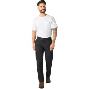Dickies Men's Flex Regular Fit Cargo Pants (30W x 32L, Black)