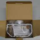 TAILI Sponge Holder for Kitchen Sink with Strong Suction Cup Removable, Rustproof Aluminum Sink Caddy for Sponge, Brush, Scrubber, Scraper, Silver