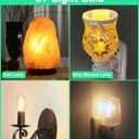 MEQIQTEK Salt Lamp Bulb - Scentsy Light Bulbs for Plug in Wax Warmer - 15 Watt Night Light Bulbs - E12 Bulbs for Household Salt Lamp - C7 Bulb Shape, 15packs
