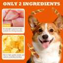 Grain Free Chicken Cheese Jerky Dog Treats, 5.29oz | Natural chewy healthy dog treats for all breeds. High-protein, low-fat, oven-baked
