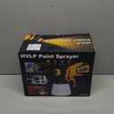 Paint Sprayer, 700W HVLP Spray Gun with Cleaning & Blowing Joints, 4 Nozzles and 3 Patterns, Easy to Clean, for Furniture, Cabinets, Fence, Walls, Door, Garden Chairs etc. VF803 (Yellow)