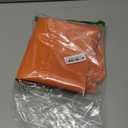 Desk Pad, 35.5" x 17" PU Leather Non-Slip Desk Mat Large Mouse Pad for Desktop, Waterproof Laptop Computer Writing Mat for Office, Home, Work, Gaming, Orange