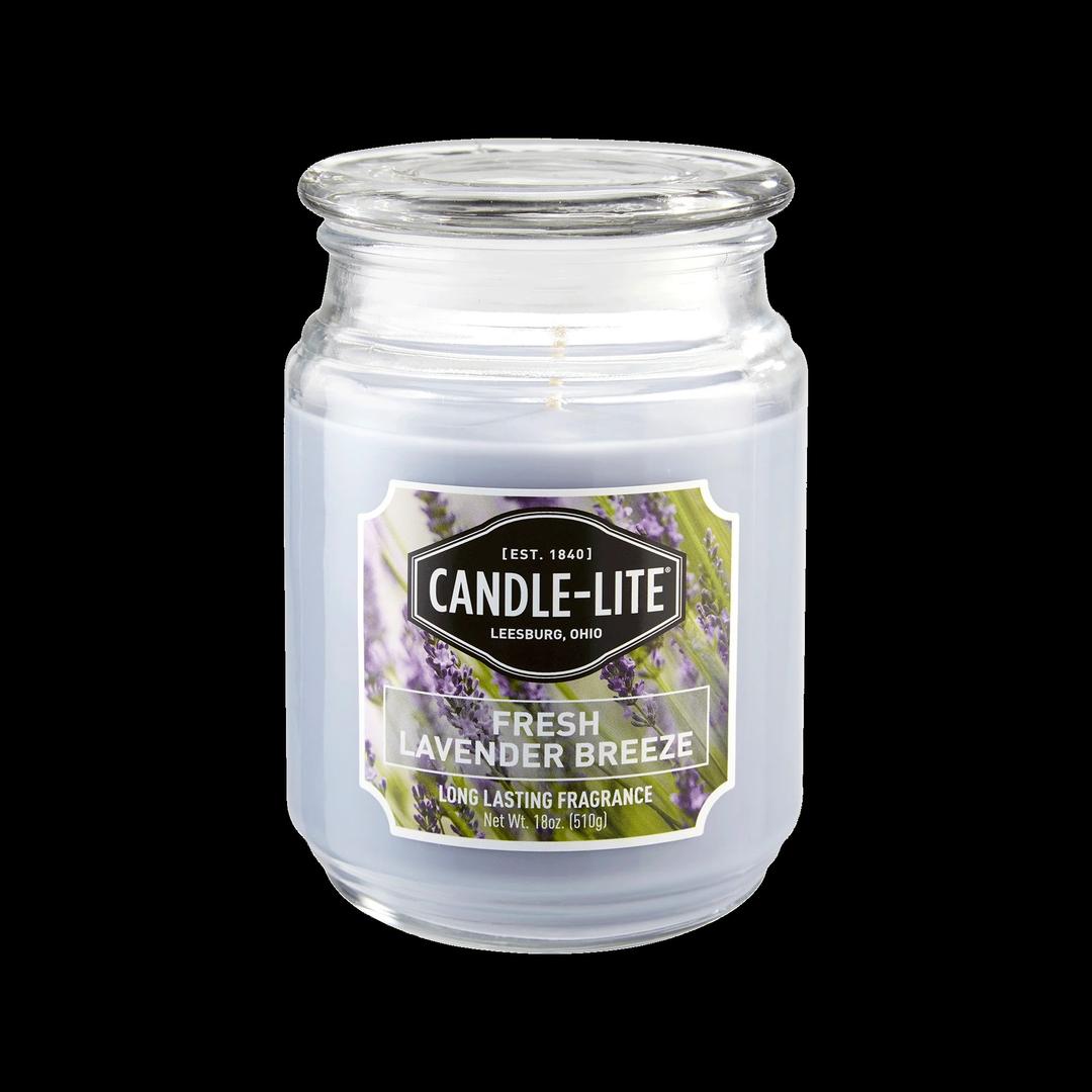 FRESH LAVENDER BREEZE 18OZ JAR CANDLE