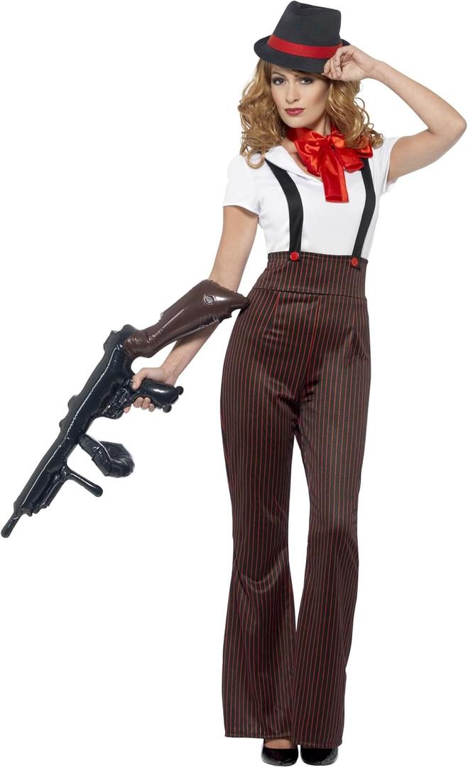 Smiffys Women's Glam Gangster Costume