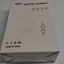 Bedsure Heated Blanket Throw Blanket - Fast Heating Electric Blanket, Soft Flannel Heated Throw with 4 Time Settings, 6 Heating Settings, Warm Gifts for Grandma & Grandpa & Seniors (50x60, Grey)