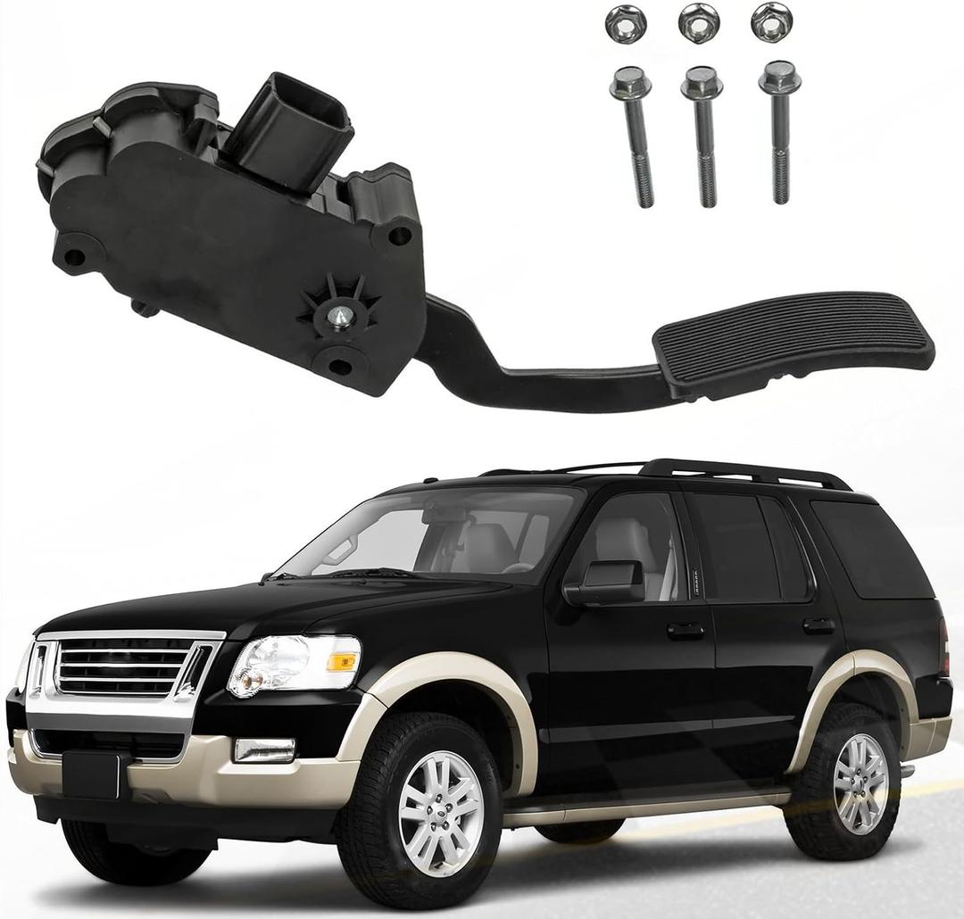 Accelerator Pedal with Position Sensor Compatible with 2004-2010 Mercury Mountaineer, 2004-2010 Ford Explorer, 2007-2010 Explorer Sport Trac, Replacement for 699-125, APS260, EL2Z9F836A