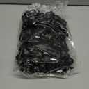 8 Inch Tarp Bungee Balls Ties,100 PCS Ball Bungee Cords Heavy Duty Canopy Tie Downs for Camping, Shelter,Cargo,Projector Screen,Tent Poles with UV Resistant (Black)