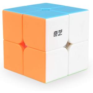 Qidi Speed Cube 2x2- Stickerless Magic Cube 2x2x2 Puzzles Toys (50mm), The Most Educational Toy to Improve Concentration.