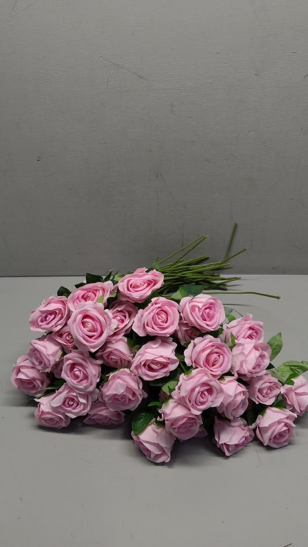 Pusuny Artificial Peonies Silk Flowers,  Bundles Faux Peony Bouquet Florals Arrangements for Farmhouse Home Boho Wedding Table Centerpiece, Fake Plastic Flower Bulk for Vase Decoration (Light Pink)