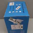 FEITON Bathroom Exhaust Fan with Light, Ceiling Mount, 110 CFM 1.0 Sones 4 Inch Duct, Quiet Square Bath Fan Light Combo, Shower Exhaust Fan with Light