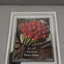 PETAFLOP 8x10 Picture Frame Glass Frames for 8 by 10 Pictures, Tabletop Display Vertically or Horizontally