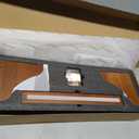 Forbena Wooden Floating Shelves for Wall Set of 3, 24 Inch Wall Shelf for Bedroom, Dark Wood Arched Hanging Wall Shelves for Bedroom, Living Room, Office, Nursery, Dining Room (Walnut Brown), 24 Inches Long
