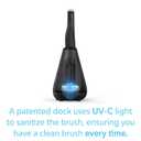 Tao Clean UV Sanitizing Sonic Toothbrush and Cleaning Station, Electric Toothbrush, Dual Speed Setting, Black