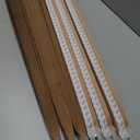 MYshade 6 Pack Temporary Blackout Paper Shades for Windows,Paper Pleated Blinds with Adhesive,No Tools No Drilling Free Cut Size Temporary Room Darkening Shades(Brown, 36" W x 72" H)