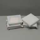 Egofine 5x5 Acrylic Frames 6 Pack,20mm Thicker Frameless Clear Picture Frames, Double Sided Magnetic Picture Frames, Free Standing Desktop Display