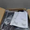 Refrze Shoe Rack for Front Door Entrance, 4 Tier Height-Adjustable Metal Shoe Rack, Sturdy Wooden Top and Tiltable Steel Frame Heavy Duty Shoe Organizer for Bathroom,Bedroom,KitchenInclude Hook