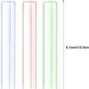 3 Pack Mahjong Line Reader Acrylic Mahjong Card Line Finder | Colorful Guided Reading Strips 15.5 cm 6.1 Inch for Mahjong Cards Tile Games Tabletop Play & Easy Line Tracking