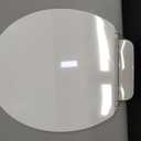 KOHLER K-26802-0 Impro ReadyLatch Quiet Close Round Toilet Seat, White Toilet Seat, Grip-Tight Bumpers, New Home Essentials, Slam Prevention