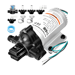 2088-594-154 Industrial Diaphragm Water Pump,45PSI/3.1Bar 3.3GPM/11.4LPM 115V 198GPH Industrial Pump,1/2in Portable Electric Utility Industrial Pump for Beverage and Water Applications