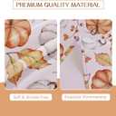 Romanstile Fall Round Tablecloth 70 Inch, Thanksgiving Autumn Harvest Orange Pumpkin Table Cloths, Stain Resistant Farmhouse Table Cover for Thanksgiving Holiday Dinner Party