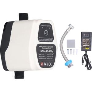 Water Pressure Booster Pump Automatic Domestic Booster Pump, 100W 24V 25L Full Automatic Intelligent Sensing Quiet Water Pressure Boost Pump, Quiet Water Pressure Boost Pump (US