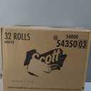 Scott 1000 Trusted Clean Toilet Paper, 32 Rolls, Septic-Safe, 1-Ply Toilet Tissue
