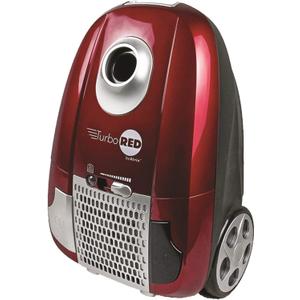Atrix Turbo Red AHC-1 HEPA Canister Vacuum Cleaner  Powerful 1,400W Variable Speed Motor, Lightweight 6-Quart Bag Design, 3-Stage Filtration, Telescopic Wand, Full Bag Indicator & Accessory Kit