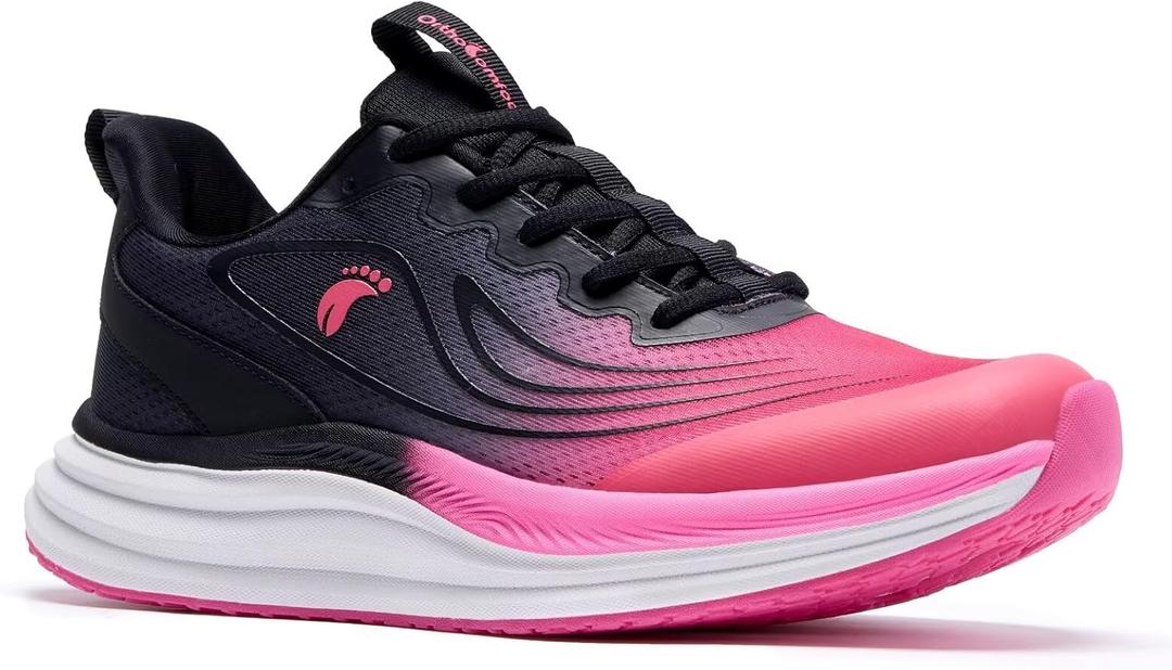 Women's Orthopedic Road Running Shoes: Comfortable Arch Support Plantar Fasciitis Sports Sneakers, Casual Orthotic High Arch Flat Feet Tennis Work Walking Shoes for Foot Heel and Pain Relief (8)