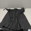 Fisoew Womens Oversized Spaghetti Strap Mini Dress Sleeveless Flowy Casual Summer Dresses
 Size S