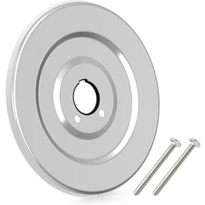 16090 Escutcheon Plate Replacement for Moen Chateau Collection, Trim Plate for One-Handle Tub and Shower Faucets, with Screws, by Julaiwy (Chrome)