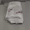 10x10ft Wrinkle Free White Backdrop Curtain for Parties Soft Fabric Drapes Wedding White Curtain Backdrop for Birthday Party Decorations Background for Photography 5x10ft, 2 Panels