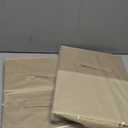 JAKAGO Fabric Storage Bins set of 4 Rectangle Storage Baskets with Handle Foldable Closet Organizer for Clothes Towel bedding Books Collapsible Clothing Container for Shelves Bedroom (Beige High)