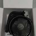 Momcozy 8000mAh Portable Stroller Fan | 27H Ultra-long Battery Life | Detachable 4 Speed 360Rotate | 2 Modes LED Night Light, USB Rechargeable Handheld Cooling Fan for Travel, Car Seat, Bedroom (Black)