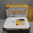 Foldable Cat Litter Box, Fully Enclosed Litter Box with Lid, Covered Kitty Kitten Litter Boxes Enclosure with Scoop, Odor Control, Easy to Clean, 3 Modes for Cat up to 12 lbs(White&Grey)